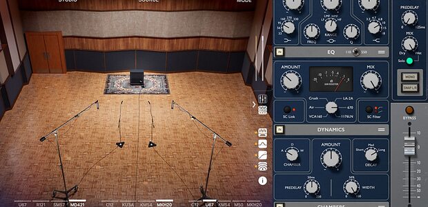 Universal Audio Ocean Way Studios Deluxe room reverb chamber vintage analogue gear emulation plug-in