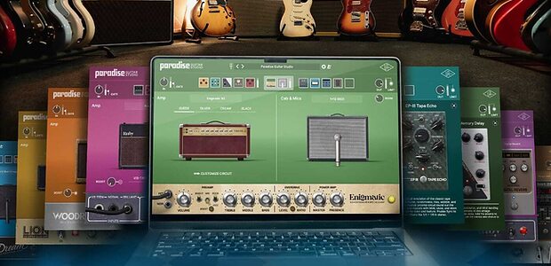 Universal Audio Paradise Guitar Studio UAD guitar amp cabinet effects modelling plug-in