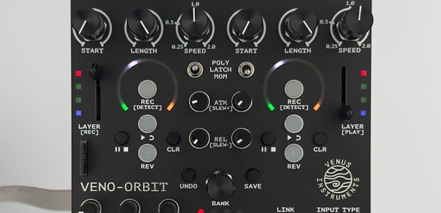 Venus Instruments Veno-Orbit Eurorack audio CV sampler module