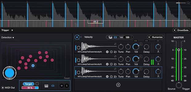 Waves InTrigger drum replacement plug-in