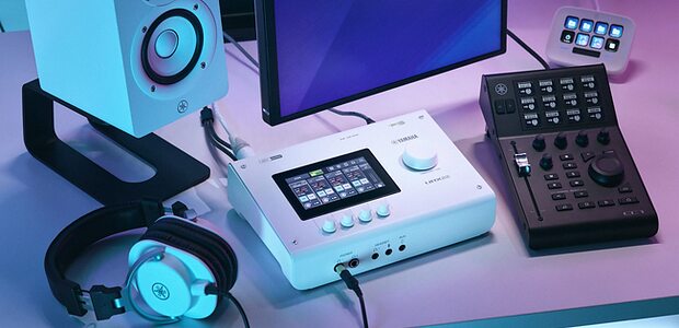 Yamaha URX CC1 USB-C audio video HDMI interface single-fader DAW controller