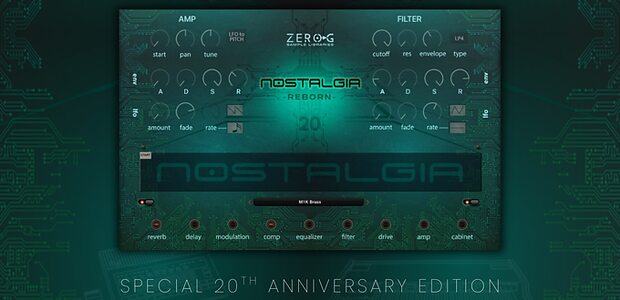Zero G Nostalgia Reborn Kontakt synth sample library virtual instrument