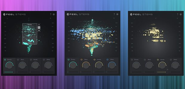 zPlane Peel Stems 2 real-time audio stem-separation plug-in
