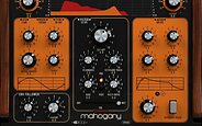 Acustica Mahogany Moog-style vintage analogue synth low-pass filter plug-in