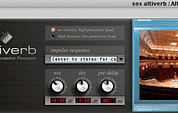 A mono-to-stereo instance of Altiverb running an impulse response of the Amsterdam Concertgebouw. A mono-to-stereo instance of Altiverb running an impulse response of the Amsterdam Concertgebouw.