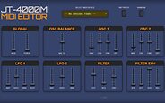 Behringer synth editor MIDI software