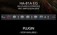 Heritage Audio HA-81A EQ plug-in analogue inductor equaliser emulation