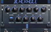 Eventide's Blackhole plug-in offers a variety of creative reverb treatments Eventide Blackhole plug-in screenshot
