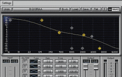 Here's a carefully tweaked RIAA de-emphasis curve that's provided by Waves in their collection of Q10 Pre/De-Emphasis presets. Notice the -12dB on the input faders to prevent digital overload. Here's a carefully tweaked RIAA de-emphasis curve that's provided by Waves in their collection of Q10 Pre/De-Emphasis presets. Notice the -12dB on the input faders to prevent digital overload.