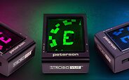 Peterson StroboVUE always-on guitar pedalboard strobe tuner