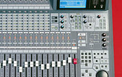 Ramsa DA7 digital mixer - righthand side controls.