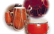 Synth Secrets Nov 2001 artwork image of timpani and percussion.