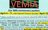 VEMIA Auction vintage synthesizers pro-audio gear