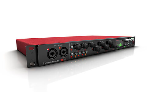 Focusrite Scarlett 18i20 audio interface Focusrite's flagship USB 2.0 audio interface