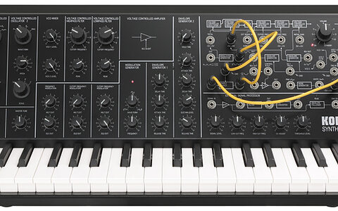 Korg MS20 mini monophonic synth Faithful, if smaller, recreation of classic from 1978