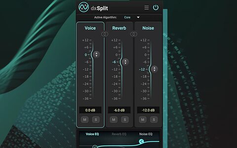 Accentize dxSplit dialogue restoration clean-up audio plug-in