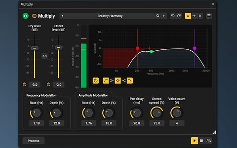 Acon Digital Multiply 2 voice doubling chorus plug-in