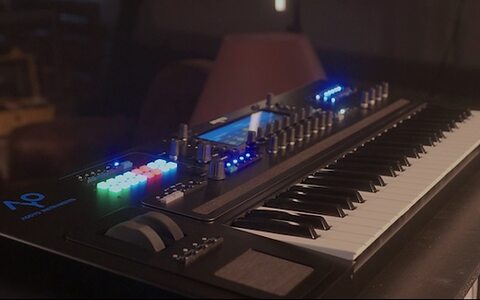 Anyma Omega Kickstarter polyphonic physical modelling virtual analogue wavetable FM synthesizer desktop keyboard