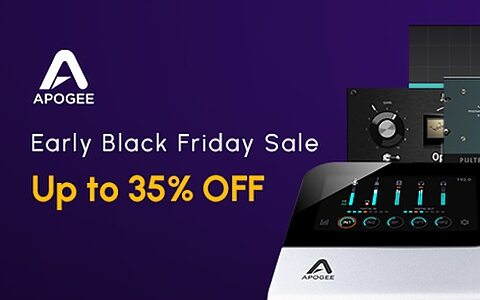 Apogee Black Friday 2024 software hardware deals Symphony Desktop Boom Hype Mic Clipmic