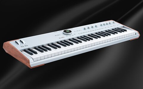Arturia AstroLab Silver performance stage piano keyboard synth