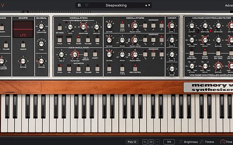 Arturia Memory V Moog Memorymoog analogue synthesizer software emulation
