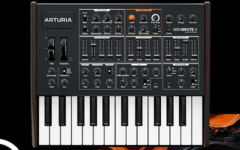 Arturia MiniBrute V software synthesizer remake