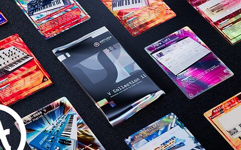 Arturia V Collection 11 Intro Pro virtual software instrument synthesizer sample library bundle