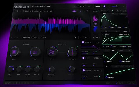 Baby Audio Grainferno granular software synthesizer virtual instrument VST