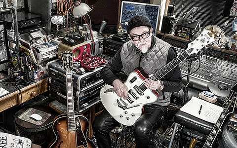 Bill Nelson in his home studio Bill Nelson in his home studio