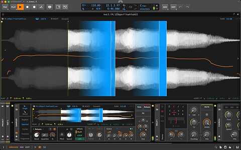 Bitwig Studio 6.1 DAW software Sampler upgrade