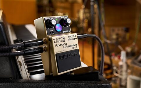 Boss RT-2 Rotary Ensemble Leslie cabinet emulation effects pedal