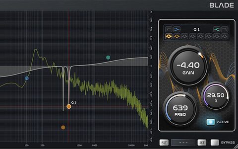 CEDAR Audio Blade spectrum analyser corrective EQ plug-in