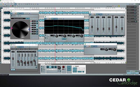 CEDAR Cambridge 14 audio restoration forensics clean up noise reduction software hardware