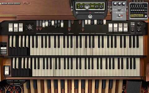 Cherry Audio Blue3 GG Audio Hammond tonewheel organ emulation B-3 C-3 A-100 L-100 CV M-3