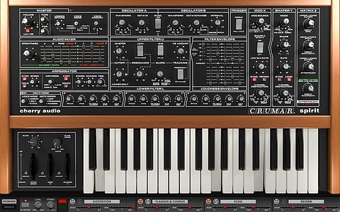 Cherry Audio Crumar Spirit analogue monosynth plug-in emulation VST