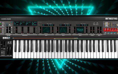 Cherry Audio Ensoniq ESQ-1 vintage hybrid digital analogue synthesizer emulation VST