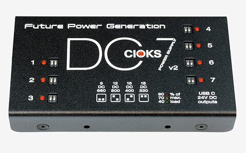 CIOKS DC7 v2 guitar effects pedal PSU isolated power supply