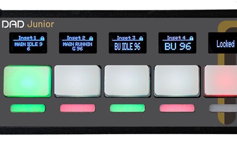 DAD Junior Thunder Core audio interface desktop remote control