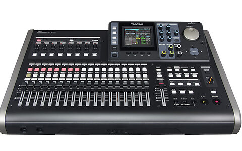 Tascam's new DP-24SD is actually deceptively compact at only 51cm wide.