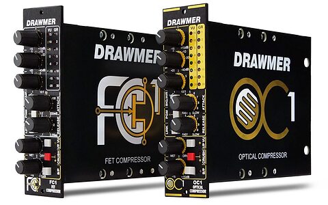 Drawmer OC1 FC1 optical FET compressor 500-series modules