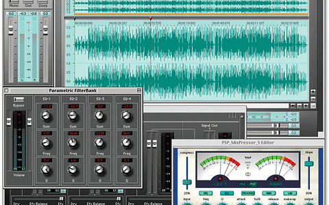 i3 DSP Quattro audio editor.