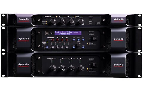 Dynaudio Delta studio monitor power amplifiers