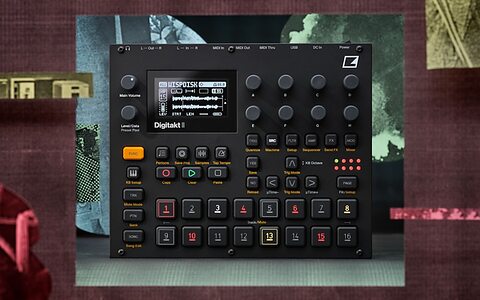 Elektron Digitakt II compact analogue drum machine sampler