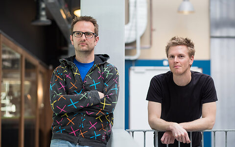 Fabfilter founders Frederik Slijkerman and Floris Klinkert Fabfilter founders Frederik Slijkerman and Floris Klinkert
