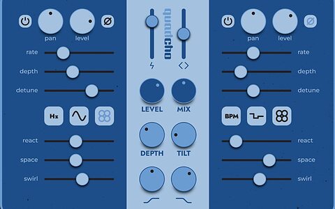 FedDSP quadCHO chorus plug-in effect