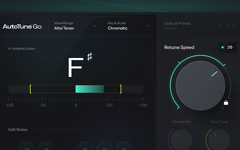 FL Studio Antares AutoTune Go built-in pitch-correction vocal-tuning plug-in
