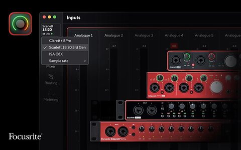 Focusrite Control 2 Scarlett 3rd Gen Clarett+