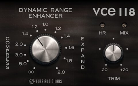 Fuse Audio Labs VCE-118 Dynamic Range Enhancer compressor expander plug-in