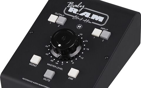 Heritage Audio Baby RAM Black Edition passive studio monitor controller