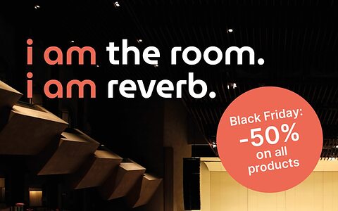 iamReverb Black Friday sale discount reverb audio plug-in